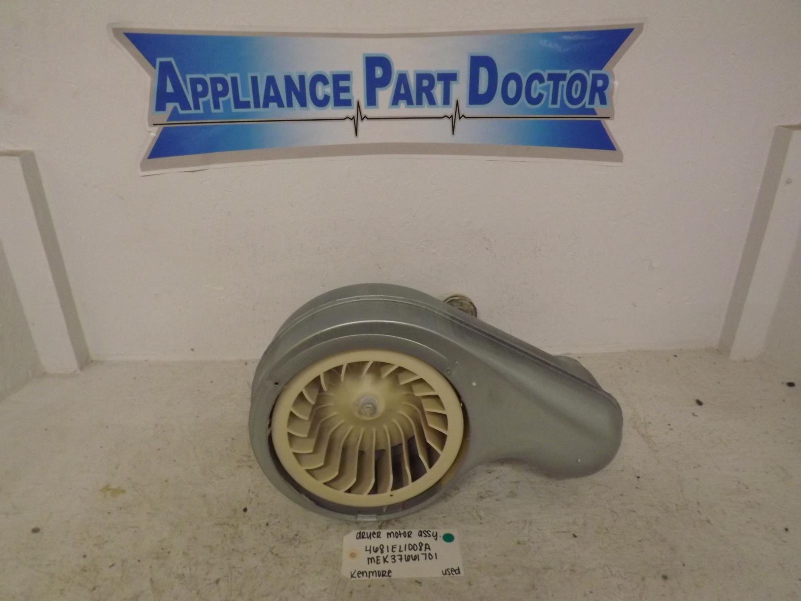 Kenmore Dryer 4681EL1008A MEK37661701 Motor Assembly Used Kenmore Dryer 4681EL1008A MEK37661701 Motor Assembly Used